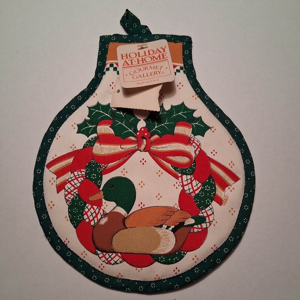 Vintage Christmas Potholder